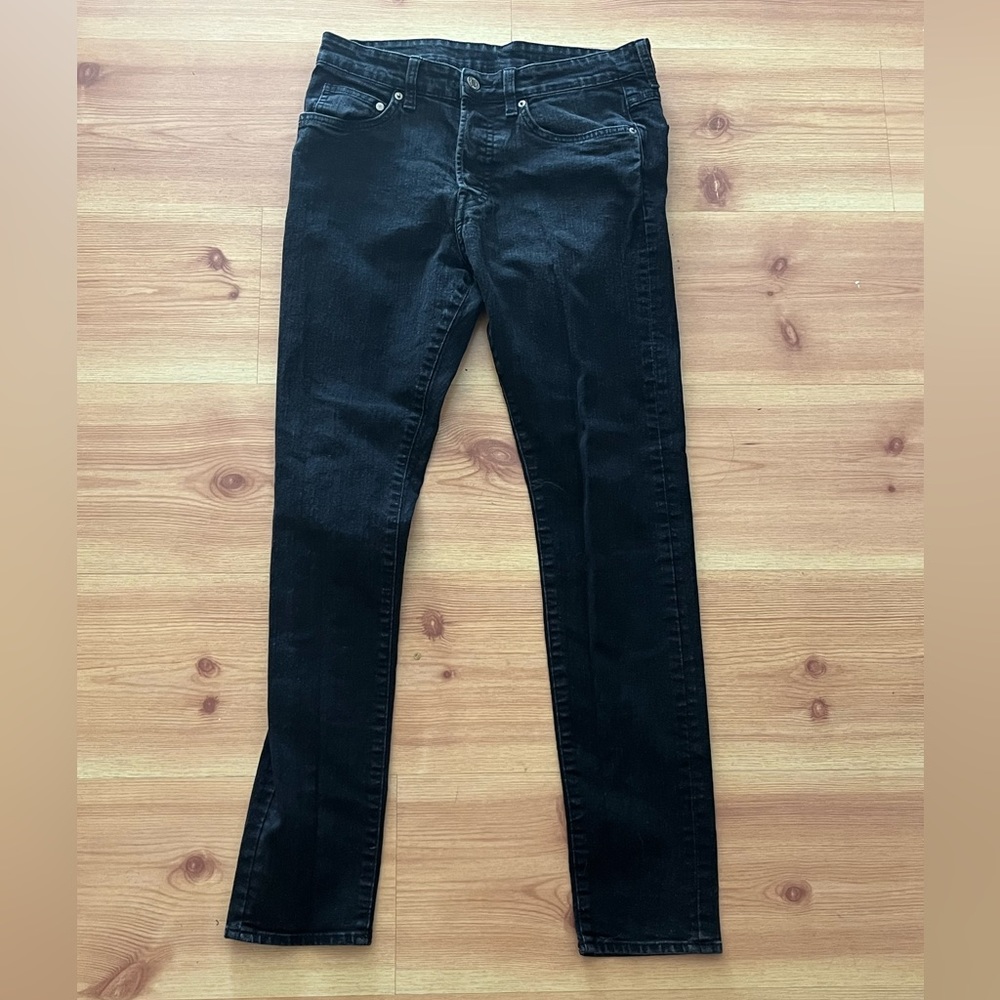 H&M Skinny Coupe Moulante Black Jean Mens 31/32